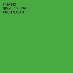 #49A942 - Fruit Salad Color Image